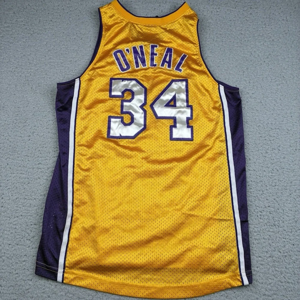 Vintage Nike Shaquille O'Neal LA Lakers‎ Swingman Jersey Youth L Y2K NBA